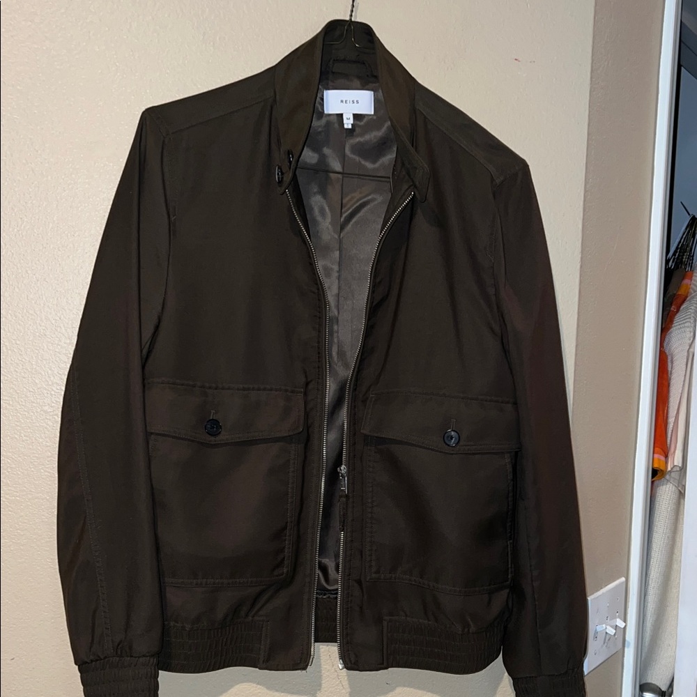 Reiss Kira-SB Harrington Nylon Jacket